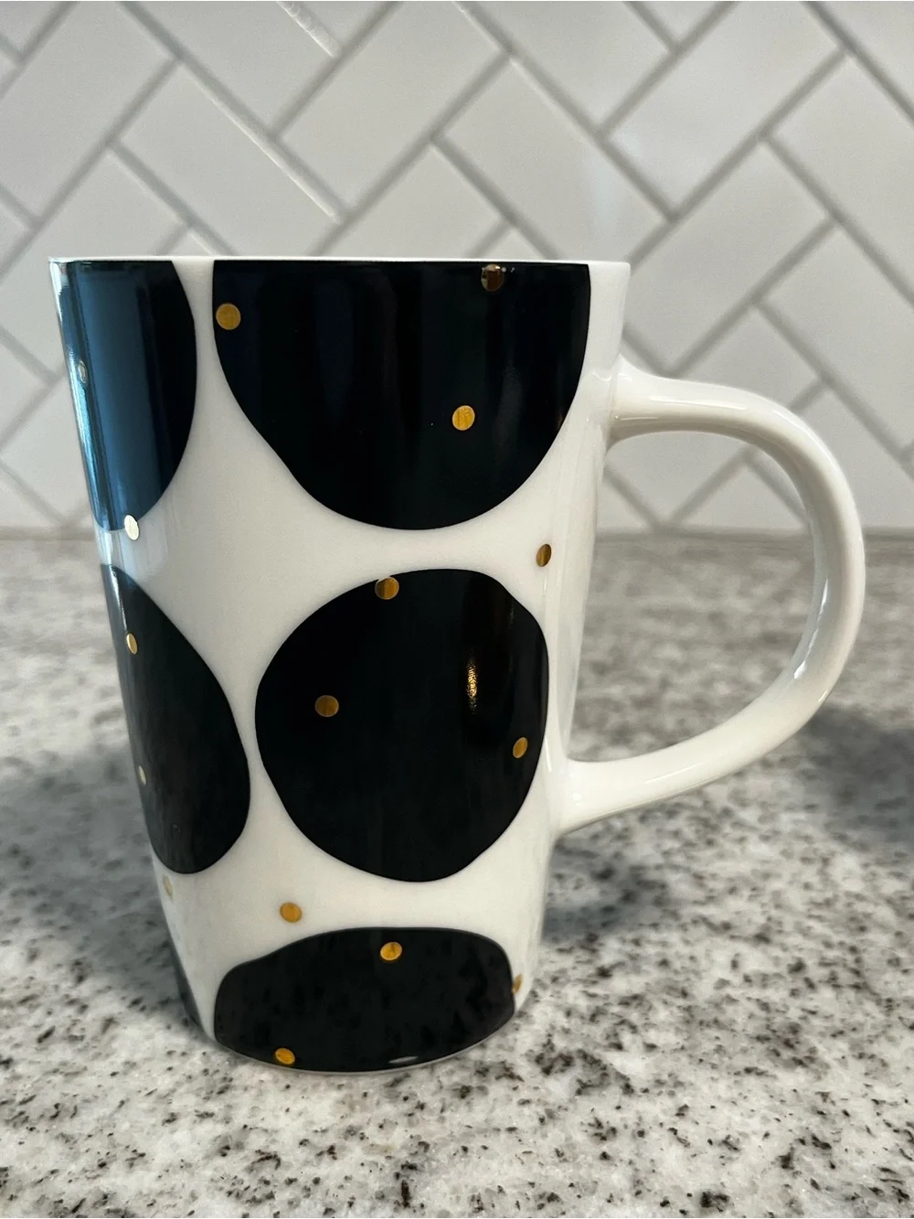 Teavana 2014 Polka Dot Porcelain Tea Mug w/ Stainless Infuser & Lid Complete Set